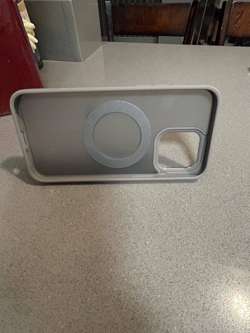 Gray Magnetic Phone Case 15 Pro Max